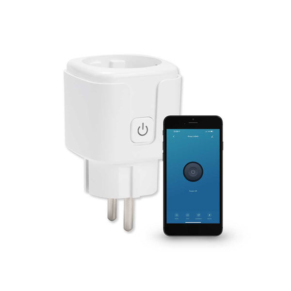 Smart Schuko 16A Socket, WiFi + Bluetooth Control - Tuya Smart / Smart Life