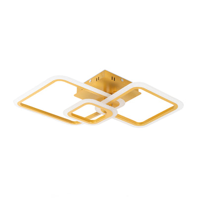 ROW Smart LED Chandelier 56W, 60cm, Remote Control Included - Adjustable Light (Warm-Cool)