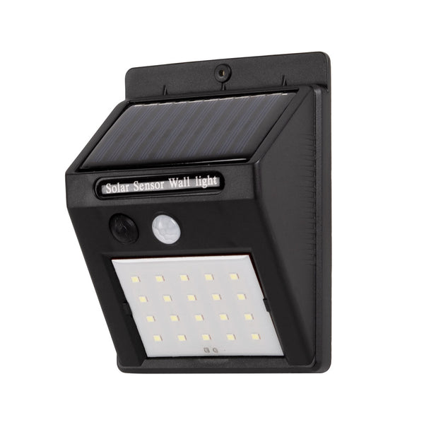 Set of 4 x "Mini" Solar LED Wall Lights with Motion Sensor - Economical Security Pack