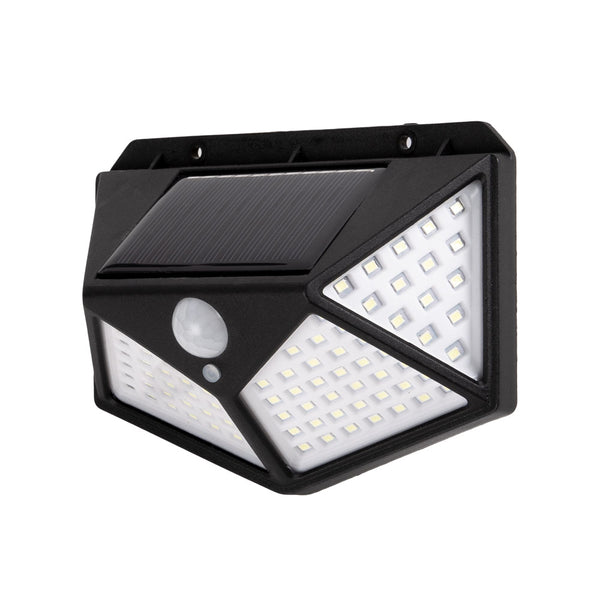 Solar LED Wall Light with Motion Sensor and Night Light, IP54 - Weatherproof